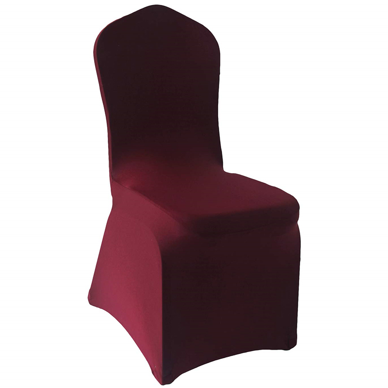 Chair Cover Lycra Maroon - Image 2