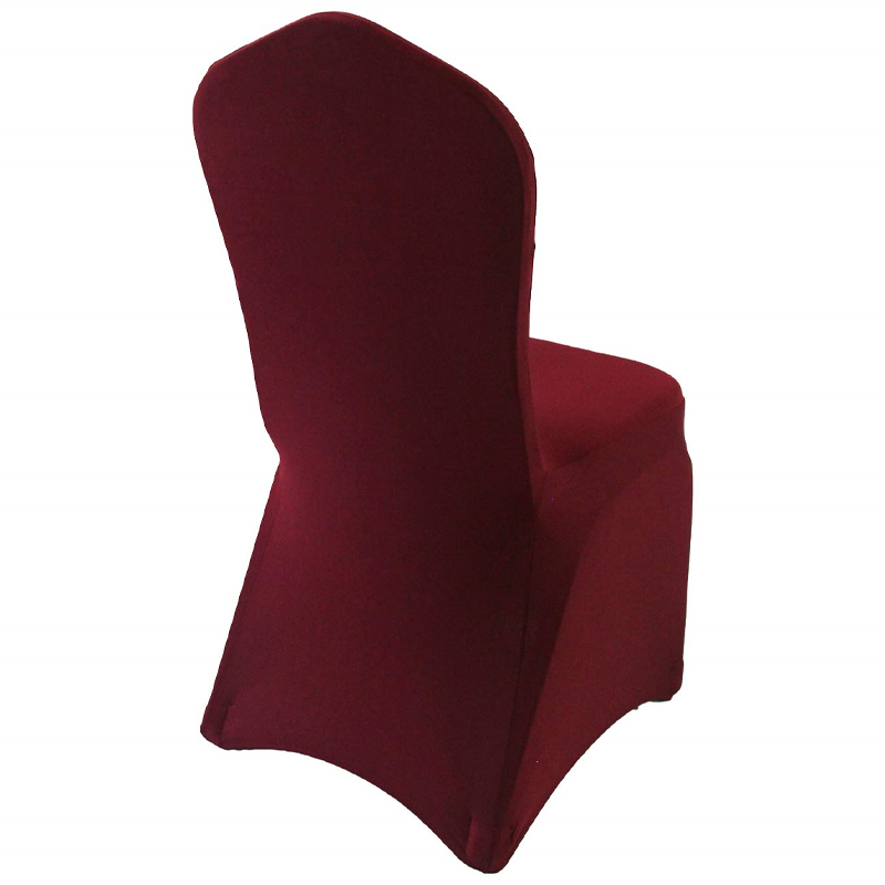 Chair Cover Lycra Maroon - Image 3