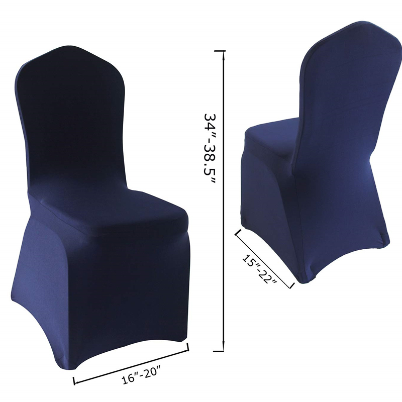 Chair Cover Lycra Navy - Image 3