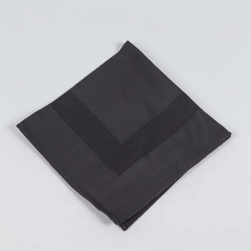 Napkin Satin Band Black